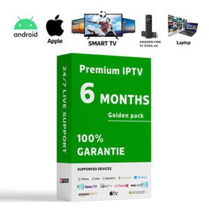 6 månaders Premium IPTV-prenumeration