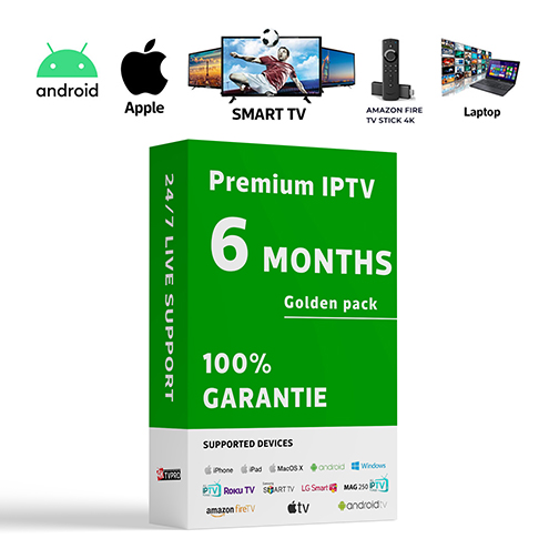 6 Months Premium IPTV Subscription - 6 Months Premium IPTV Subscription