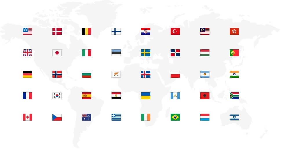 best-iptv-in-europe-flags - Meilleur fournisseur de services IPTV - SmartxIPTV